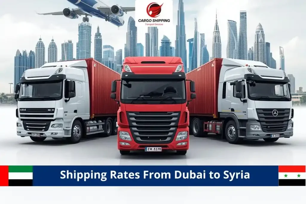 Shipping Rates From Dubai to Syria