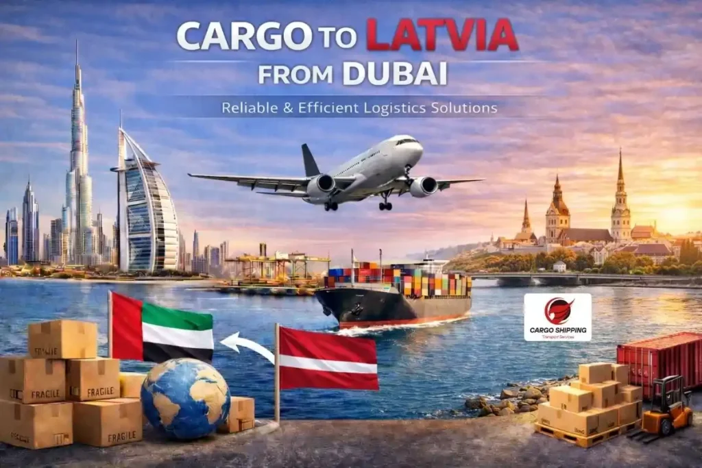 Cargo to Latvia from Dubai
