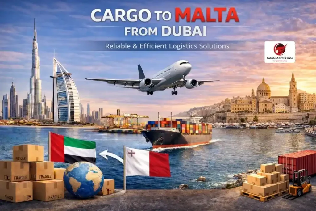 Cargo to Malta from Dubai