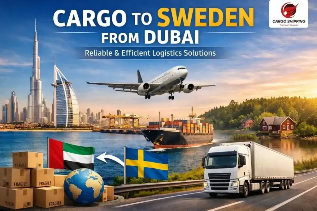 Cargo to Sweden from Dubai