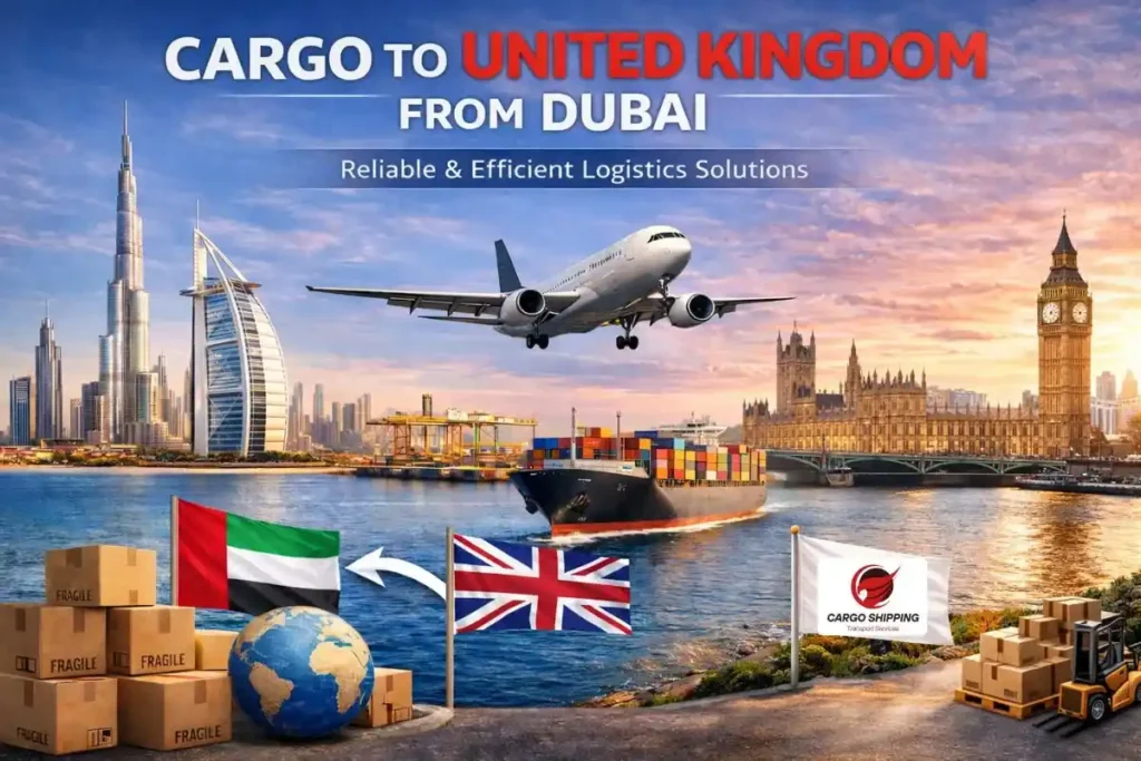 Cargo to United Kingdom from Dubai