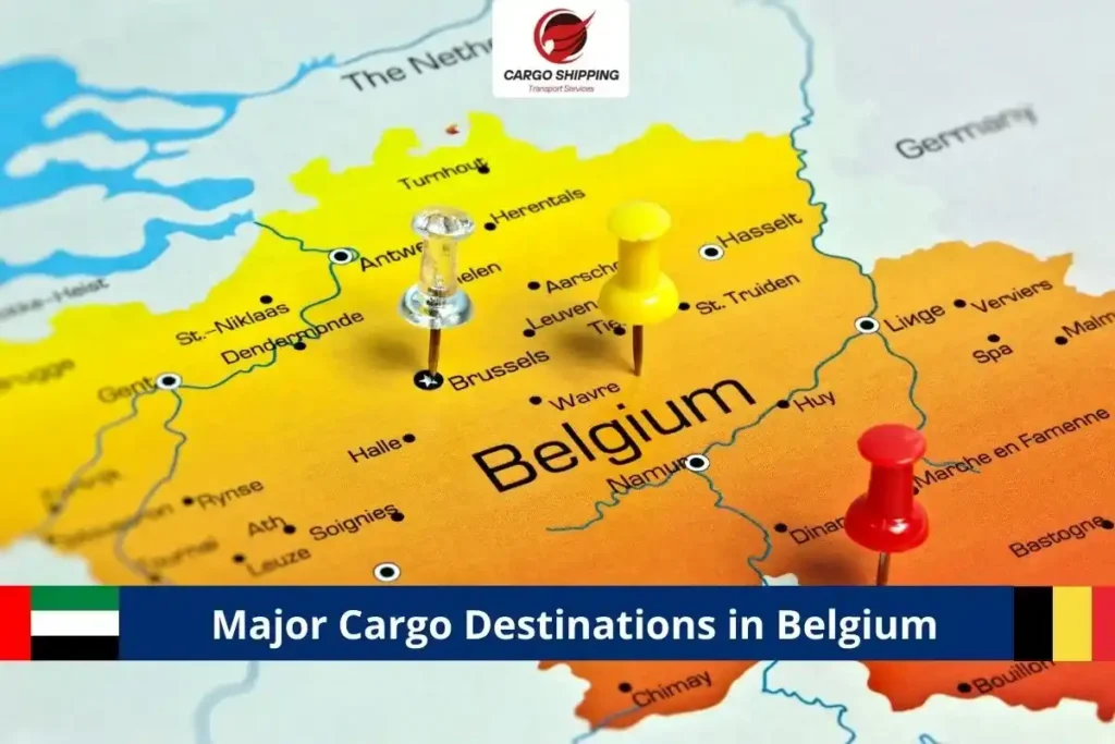 Major Cargo Destinations in Belgium