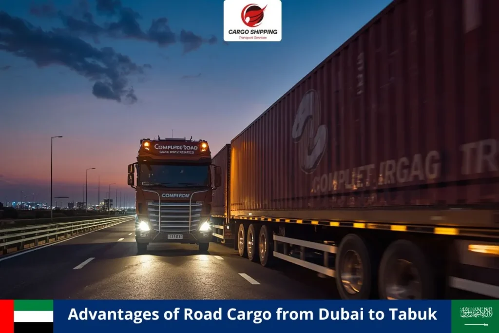 Advantages of Road Cargo from Dubai to Tabuk