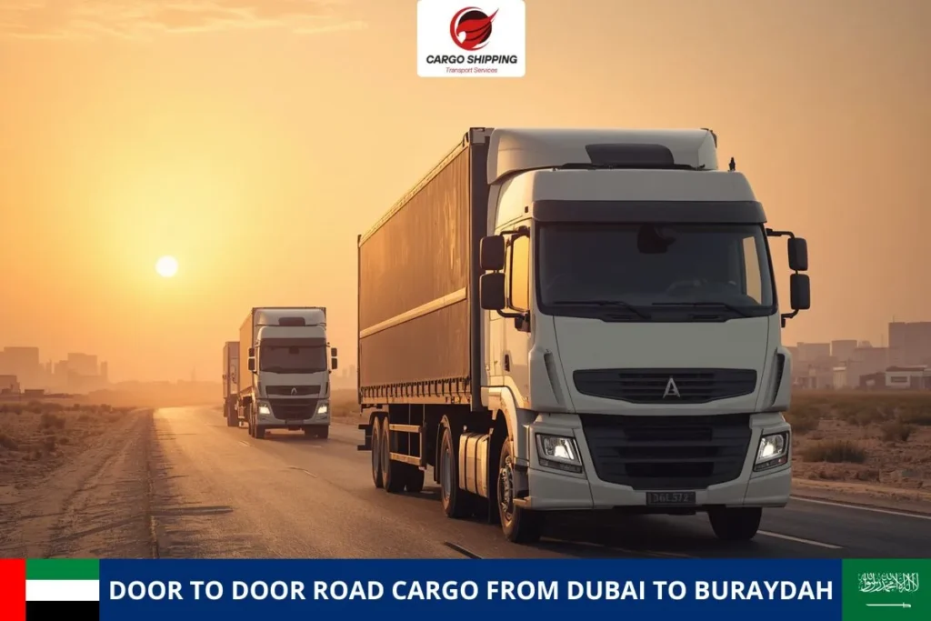 DOOR TO DOOR ROAD CARGO FROM DUBAI TO BURAYDAH