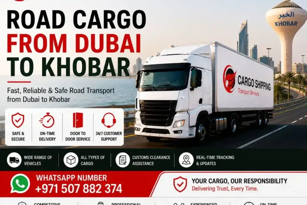 Road Cargo from Dubai to Khobar