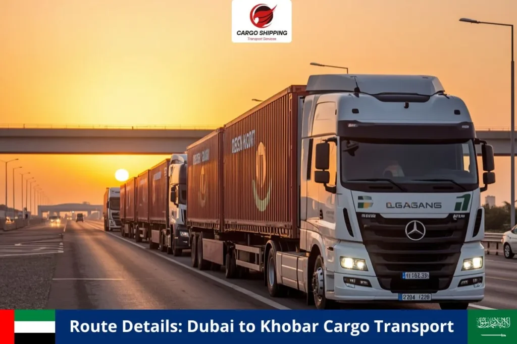 Route Details: Dubai to Khobar Cargo Transport